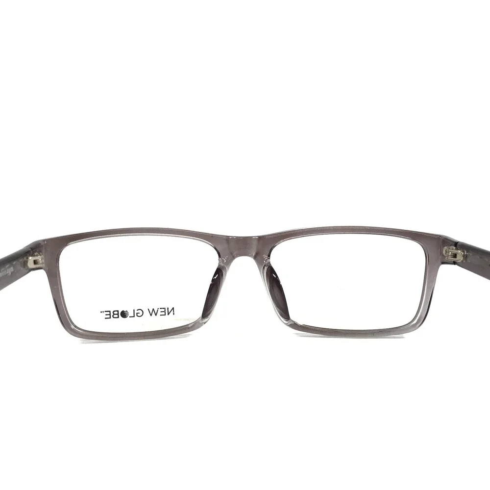 New Globe Eyeglasses Frames M434 SMOKE Gray Rectangle Full Rim 55-17-145
